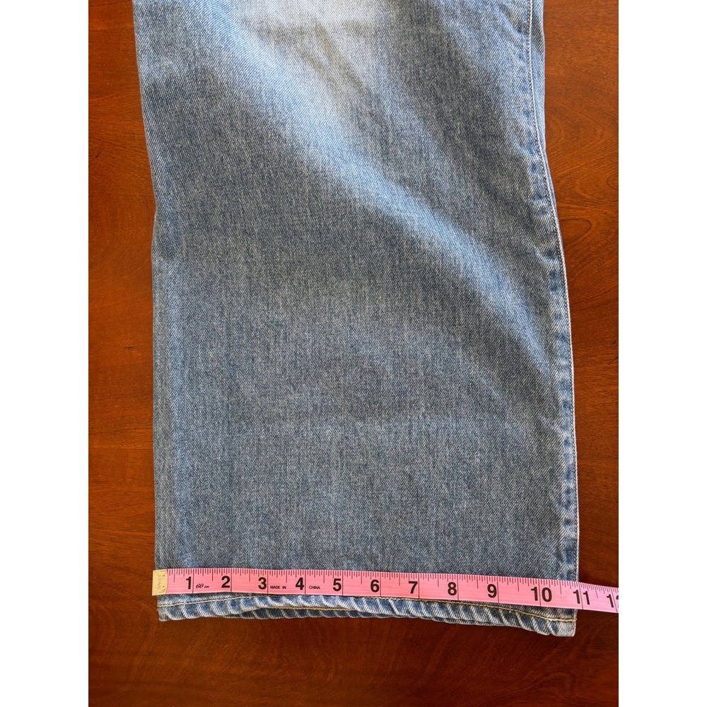 Veronica Beard Grant Wide Leg Extra High Rise Jeans Cape Wash 29 Patch Pocket LA - Picture 13 of 14